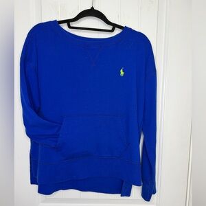 Polo Ralph Lauren Women's Vibrant Blue Crew Neck Sweater, size M